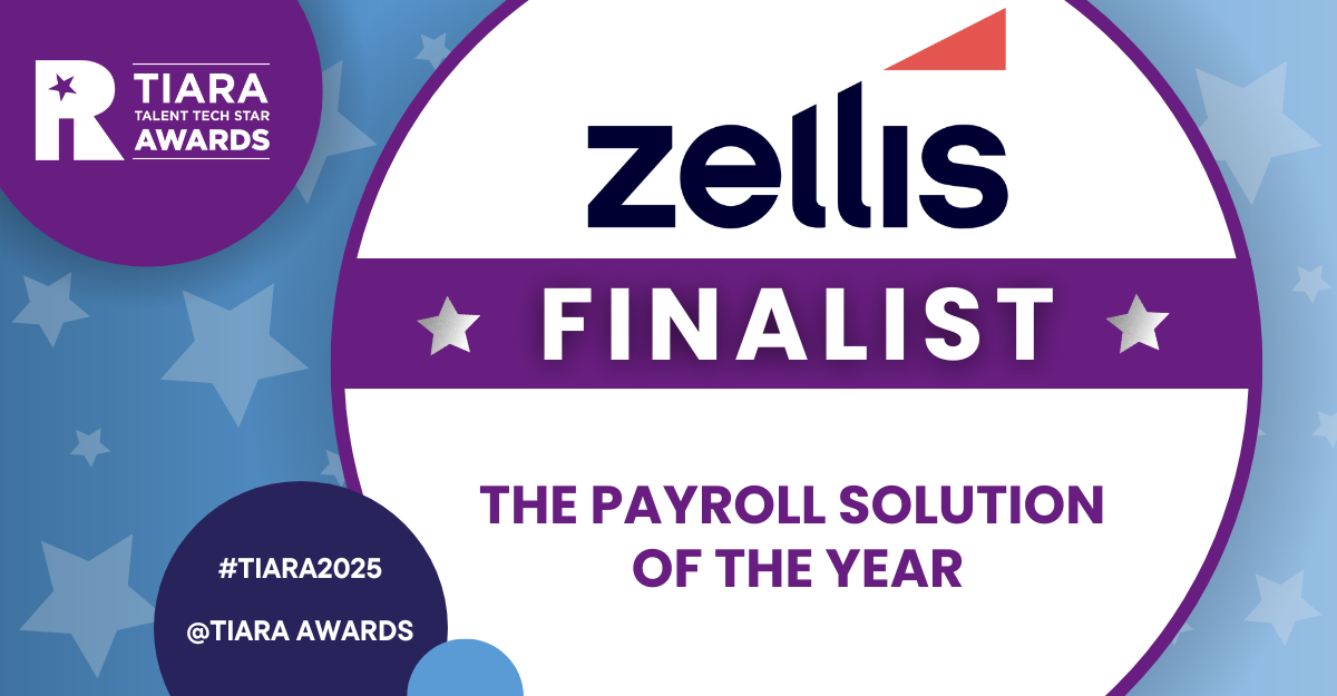 Zellis are named finalists for The Payroll Solution of the Year at the Tiara Tech Talent Star Awards 2025